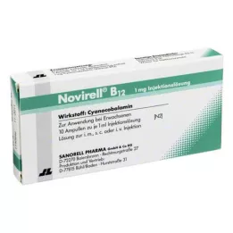 NOVIRELL B12 1 mg raztopina za injiciranje, 10X1 ml