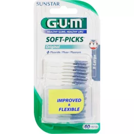 GUM Mehke trzalice x-large, 40 kos