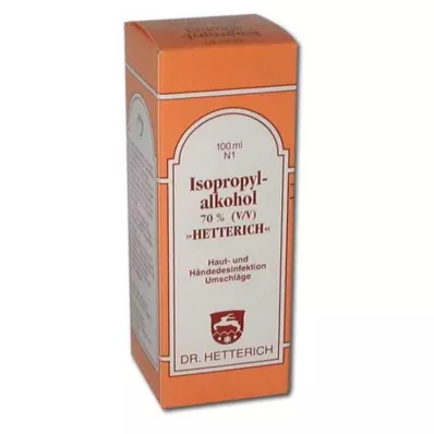 ISOPROPYLALKOHOL 70% V/V Hetterich, 100 ml ISOPROPYLALKOHOL 70% V/V Hetterich, 100 ml
