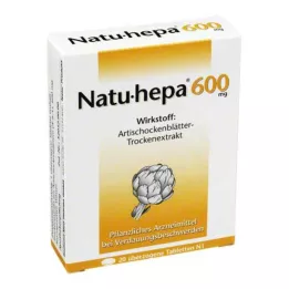 NATU HEPA 600 mg obložene tablete, 20 kos