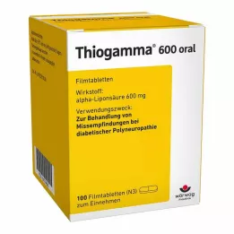 THIOGAMMA 600 peroralnih filmsko obloženih tablet, 100 kom