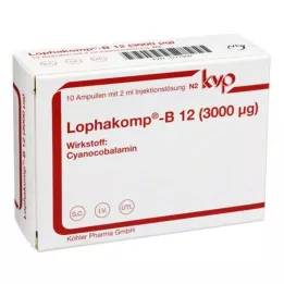 LOPHAKOMP B12 3.000 μg raztopina za injiciranje, 10X2 ml