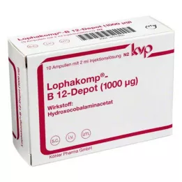 LOPHAKOMP B 12 Depot 1000 μg raztopina za injiciranje, 10X2 ml