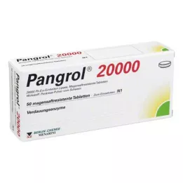 PANGROL 20.000 gastrorezistentnih tablet, 50 kos