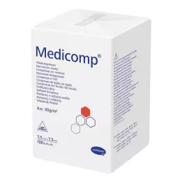 MEDICOMP Netkani komp. 7,5x7,5 cm 4-slojni, 100 kos
