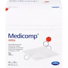 MEDICOMP ekstra flis komp.sterilni 10x10 cm 6-slojni, 50 kos