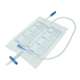 Nesterilna vrečka za urin 2000 ml Nrv z drenažnim križnim odzračevanjem, 1 kos