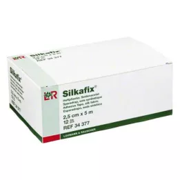 SILKAFIX Sponke 2,5 cm x 5 m kartonsko jedro, 12 kos