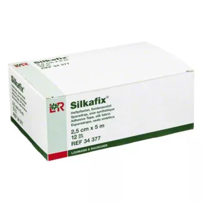 SILKAFIX Sponke 2,5 cm x 5 m kartonsko jedro, 12 kos SILKAFIX Sponke 2,5 cm x 5 m kartonsko jedro, 12 kos
