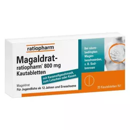 MAGALDRAT-ratiopharm 800 mg tablete, 20 kom