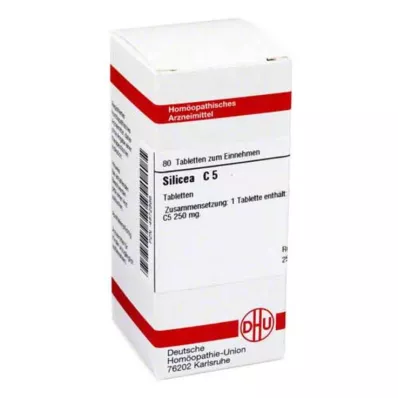 SILICEA C 5 tablet, 80 kos SILICEA C 5 tablet, 80 kos