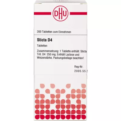 STICTA D 4 tablete, 200 kos STICTA D 4 tablete, 200 kos