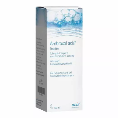 AMBROXOL acis kapljice, 100 ml AMBROXOL acis kapljice, 100 ml