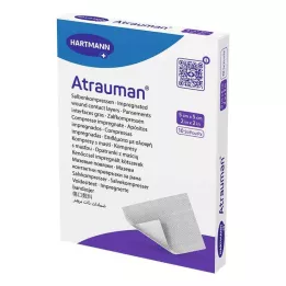 ATRAUMAN Sterilne komprese 5x5 cm, 10 kos