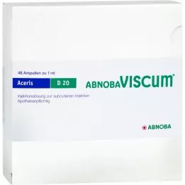 ABNOBAVISCUM Aceris D 20 ampul, 48 kos