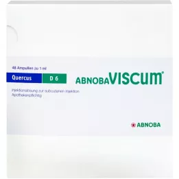 ABNOBAVISCUM Quercus D 6 ampul, 48 kos