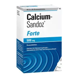 CALCIUM SANDOZ forte šumeče tablete, 2X20 kom