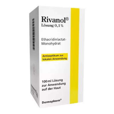 RIVANOL Raztopina 0,1%, 100 ml RIVANOL Raztopina 0,1%, 100 ml