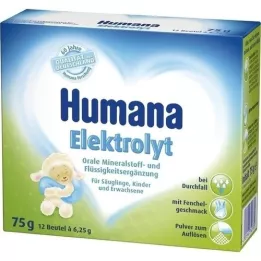HUMANA Elektrolit koromač v prahu, 75 g