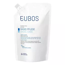 EUBOS CREME Steklenička za polnjenje oljne kopeli, 400 ml