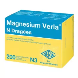 MAGNESIUM VERLA N Dražeji, 200 kos