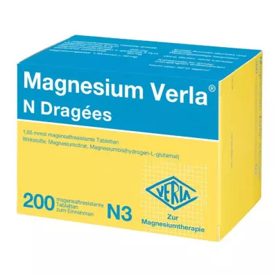 MAGNESIUM VERLA N Dražeji, 200 kos MAGNESIUM VERLA N Dražeji, 200 kos