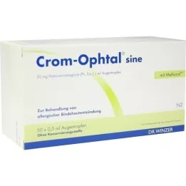 CROM-OPHTAL sine kapljice za oko EDB, 50X0,5 ml