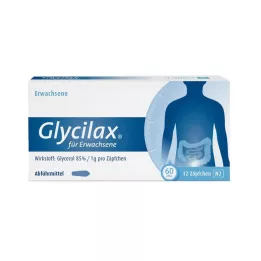 GLYCILAX Svečke za odrasle, 12 kos