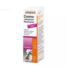 CROMO-RATIOPHARM Pršilo za nos brez konzervansov, 15 ml