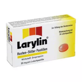 LARYLIN Pastile za zaviranje kašlja, 24 kos