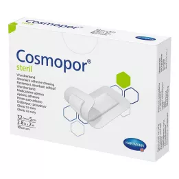 COSMOPOR sterilna obloga za rane 5x7,2 cm, 10 kos