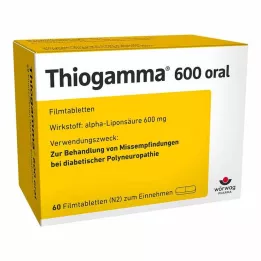 THIOGAMMA 600 peroralnih filmsko obloženih tablet, 60 kos