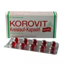 KOROVIT Cirkulacijske kapsule, 20 kos
