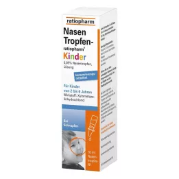 NASENTROPFEN-ratiopharm Kinder brez konzervansov, 10 ml