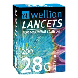 WELLION Lancete 28 G, 200 kos