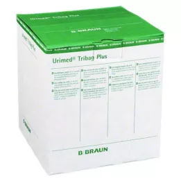 URIMED Tribag Plus vrečka za noge za urin. 500 ml 80 cm nest., 10 kos