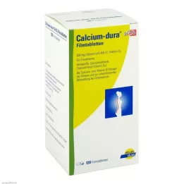 CALCIUM DURA Vit D3 filmsko obložene tablete, 120 kom