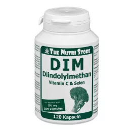 DIM Diindolilmetan 250 mg vegetarijanske kapsule, 120 kos