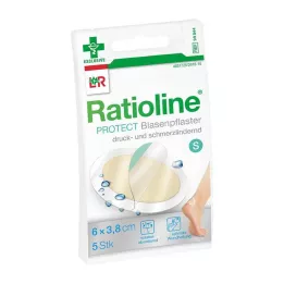 RATIOLINE Protect obliž za žulje 3,8x6 cm mali, 5 kos