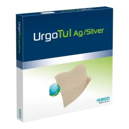Urgotül Silver 5x5 cm gaza za rane, 10 kos