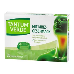 TANTUM VERDE 3 mg pastile z okusom mete, 20 kos