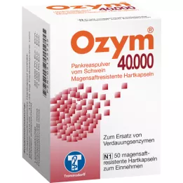 OZYM 40.000 trdih kapsul za želodčni sok, 50 kosov