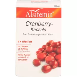 CRANBERRY 36 mg PAC Alsifemin kapsule, 30 kos