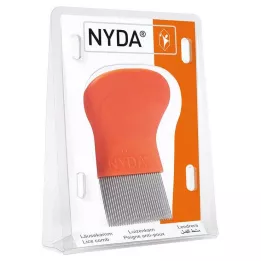 NYDA Kovinski glavnik za uši in gnide, 1 kos