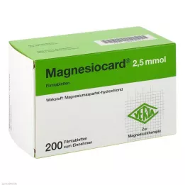 MAGNESIOCARD 2,5 mmol filmsko obložene tablete, 200 kom