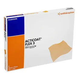 Bandaža Acticoat Flex 3 10x10 cm, 5 kos