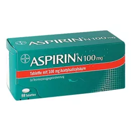 ASPIRIN N 100 mg tablete, 98 kos