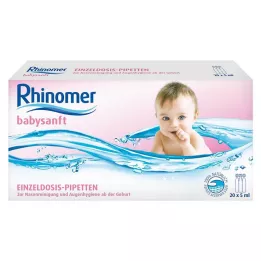 RHINOMER Babysanft morska voda 5 ml epruveta za eno dozo, 20X5 ml