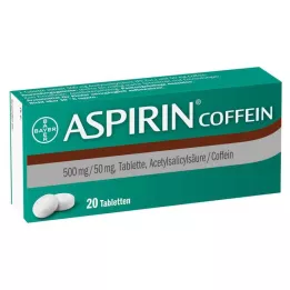 ASPIRIN Kofeinske tablete, 20 kom
