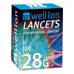 WELLION Lancete 28 G, 100 kos